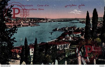 TURQUIA. TURQUIE. CONSTANTINOPLE. CORNE D'OR.