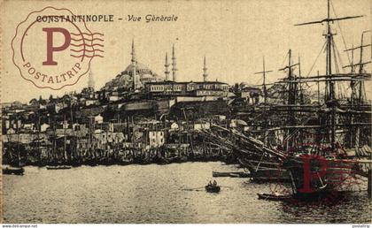 TURQUIA. TURQUIE. CONSTANTINOPLE. VUE GÈNÈRALE