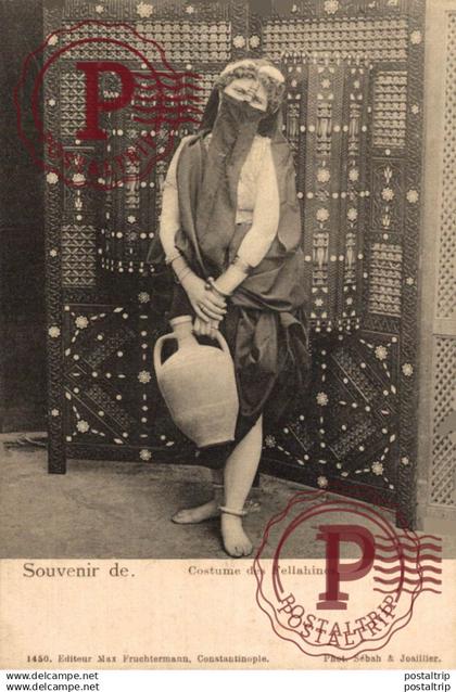 TURQUIA. TURQUIE. Costume des Fellahines