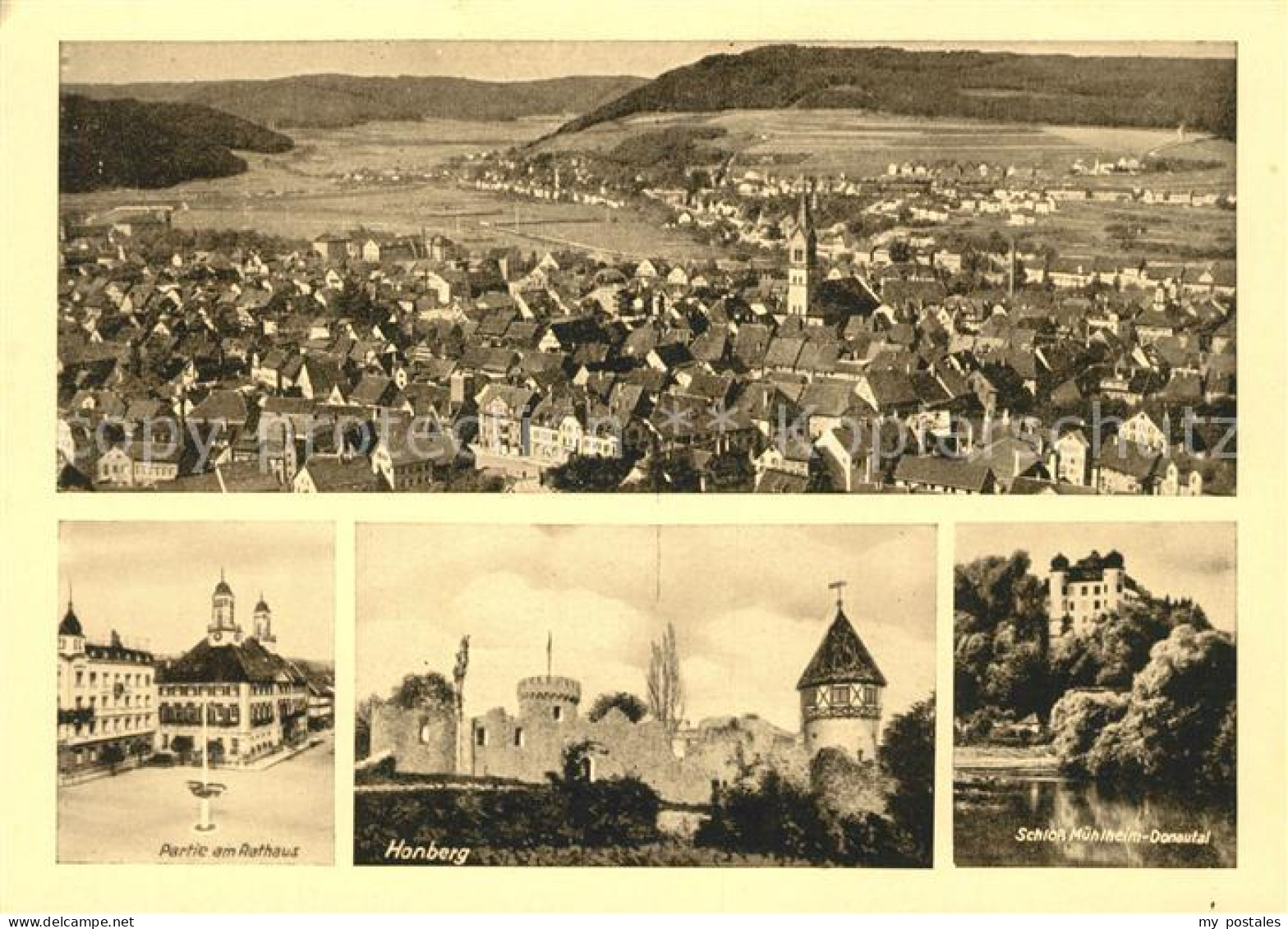 Tuttlingen Rathaus Honberg Schloss Muehlheim