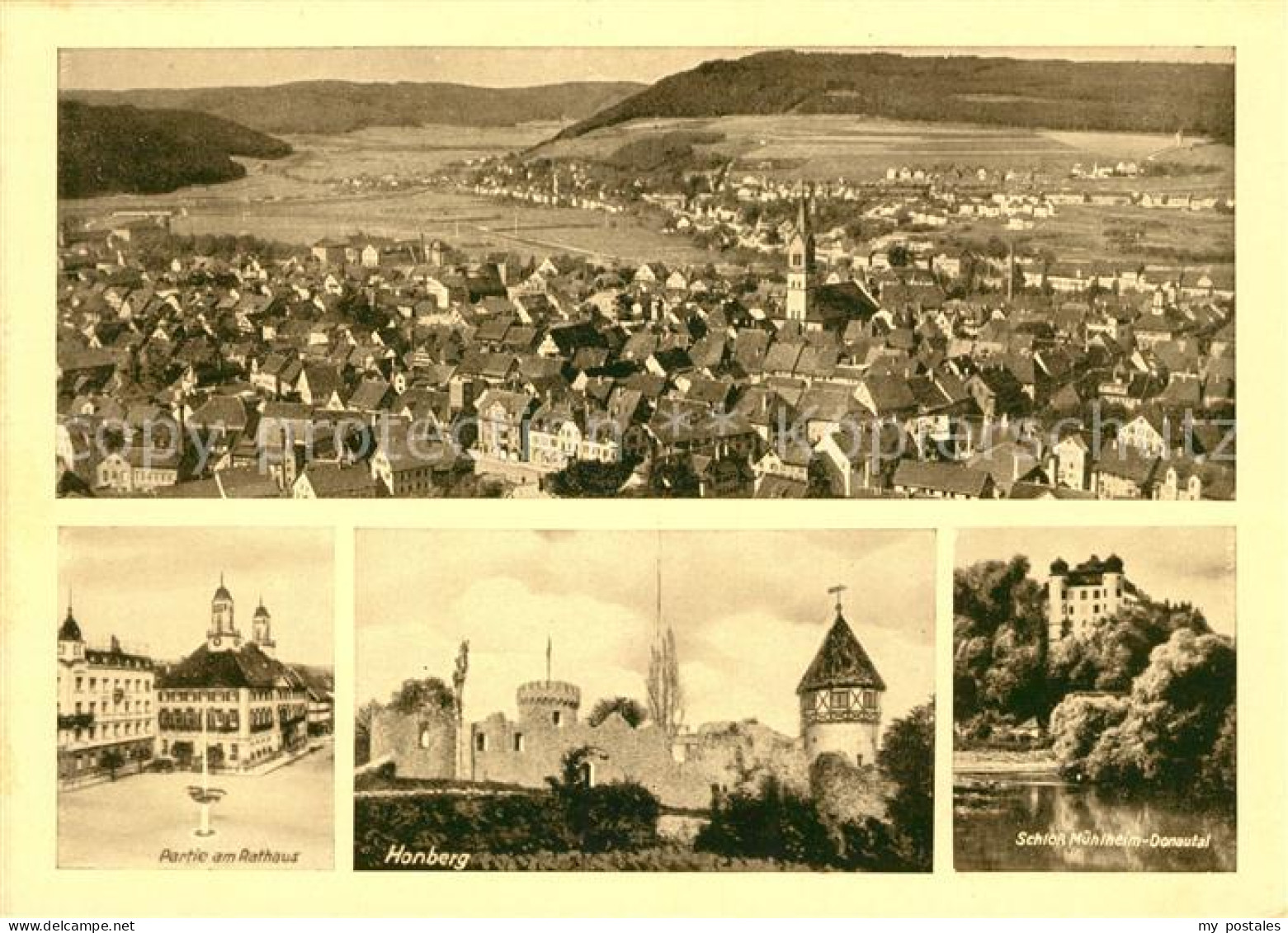 Tuttlingen Rathaus Schloss Muehlheim Honberg