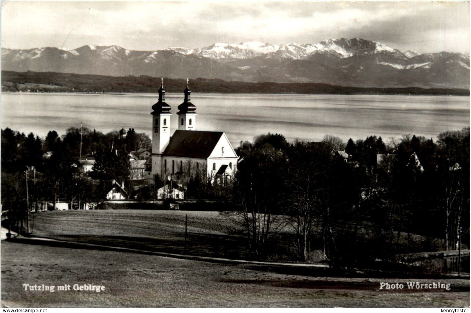 Tutzing mit Gebirge