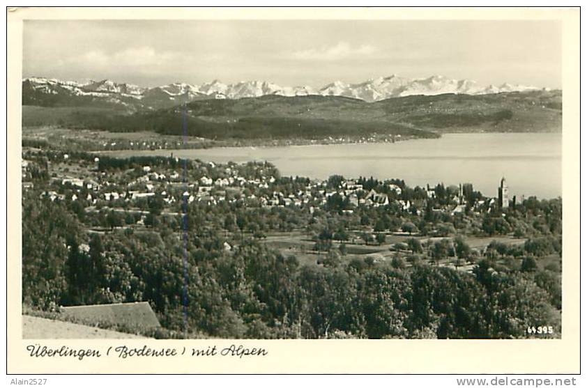 ÜBERLINGEN (Bodensee) mit Alpen (Verlag Erwin Burda, 64 395)