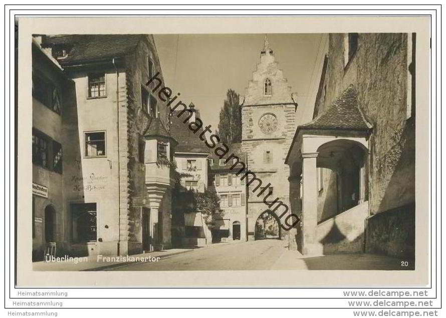 Überlingen - Franziskanertor - Foto-AK