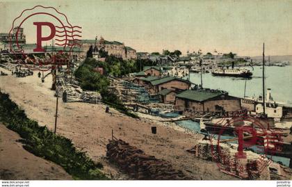 KIEFF AM UFER DES DNIEPR UKRAINE  UKRAINE KIEW LE BORD DU DNIEPR