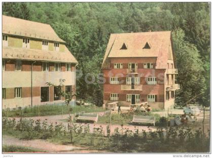boarding house Forel (Troute) - Carpathian Mountains - Karpaty - 1967 - Ukraine USSR - unused