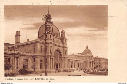 Ukraine - LVIV Lemberg - The railway station - Publ. Polonia