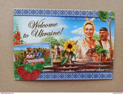 "Welcome to Ukraine!" Postcard. Ukraine. 2015.