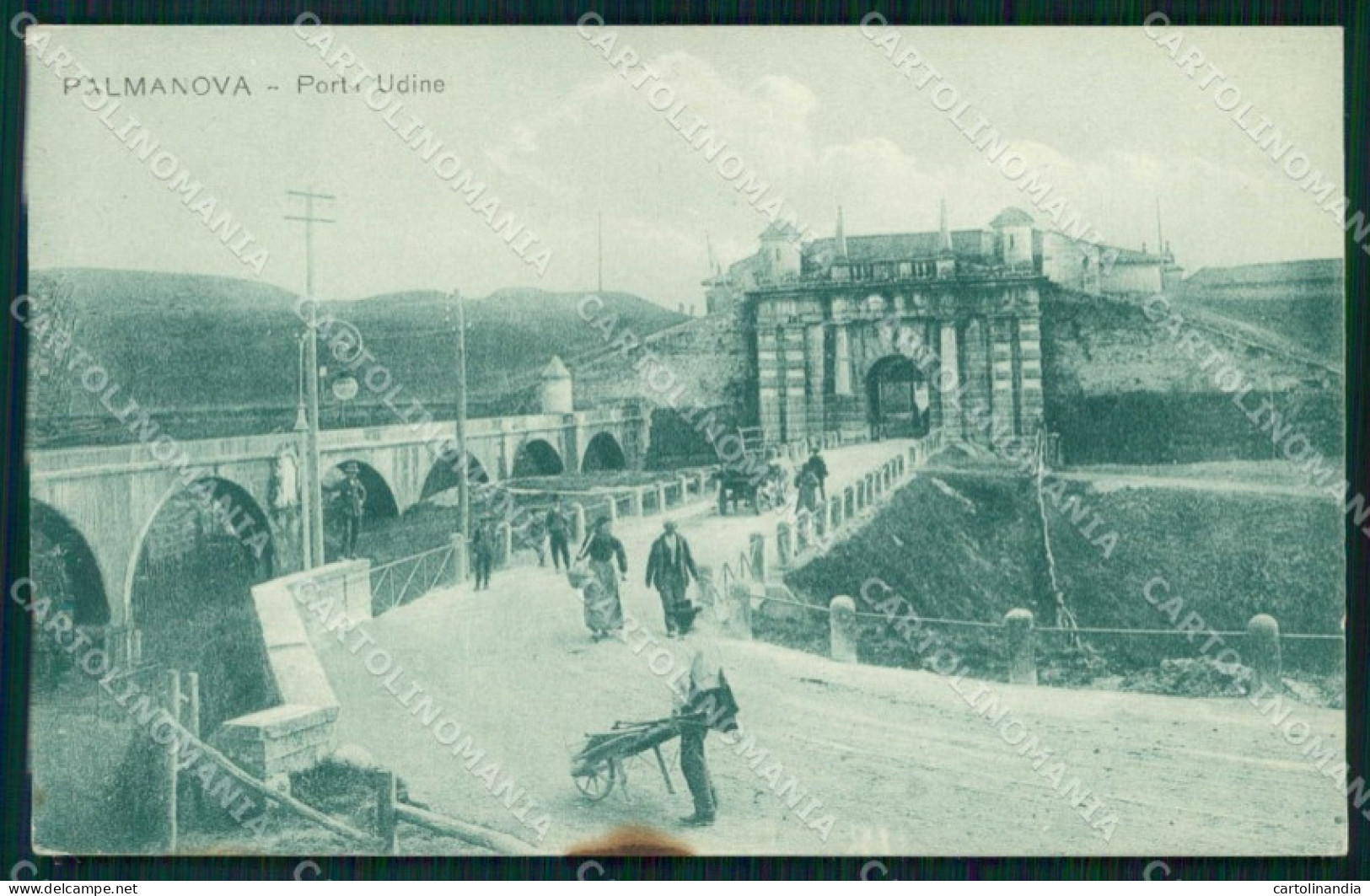 Udine Palmanova Porta Udine MACCHIA cartolina RB9810