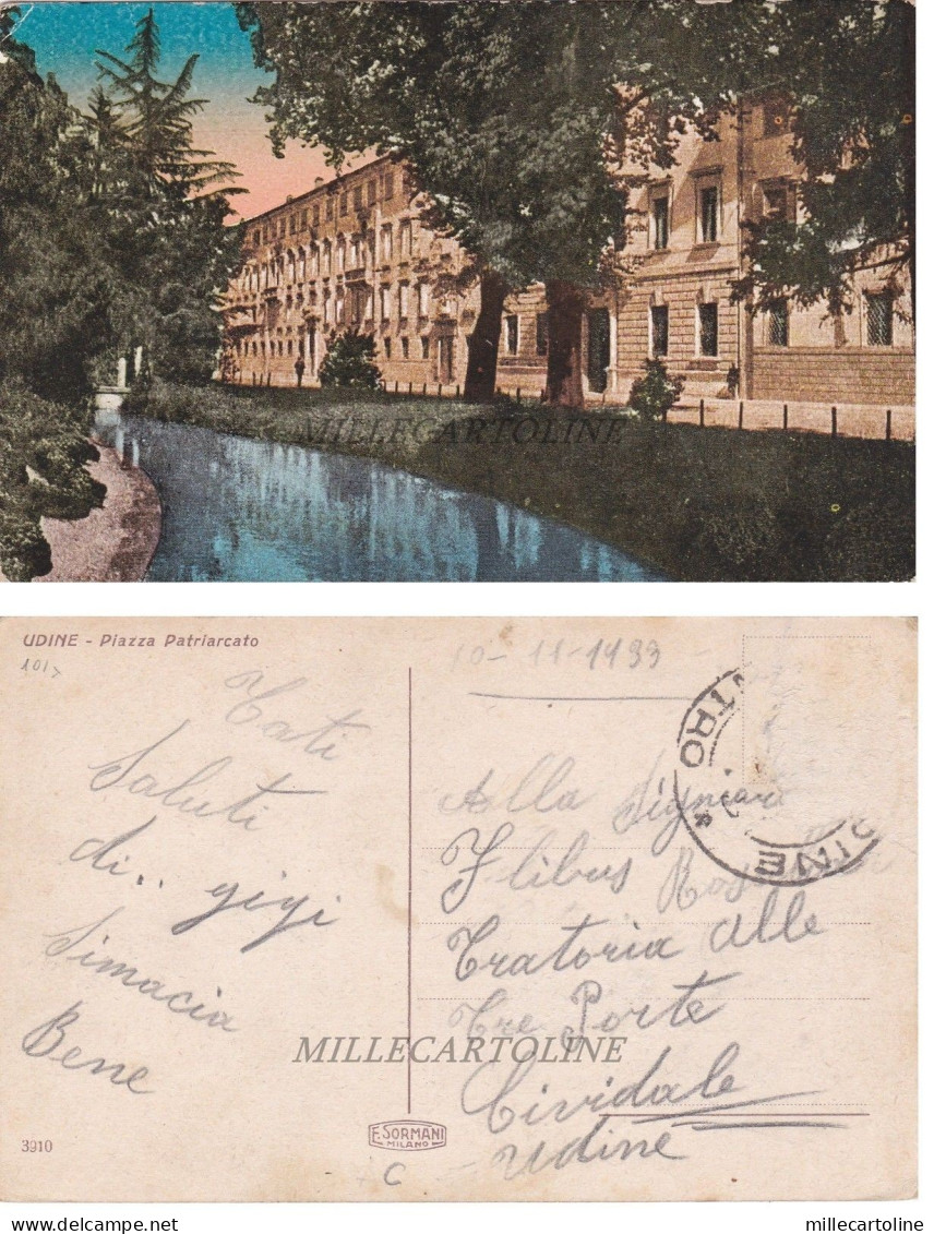 UDINE: Piazza Patriarcato  1933