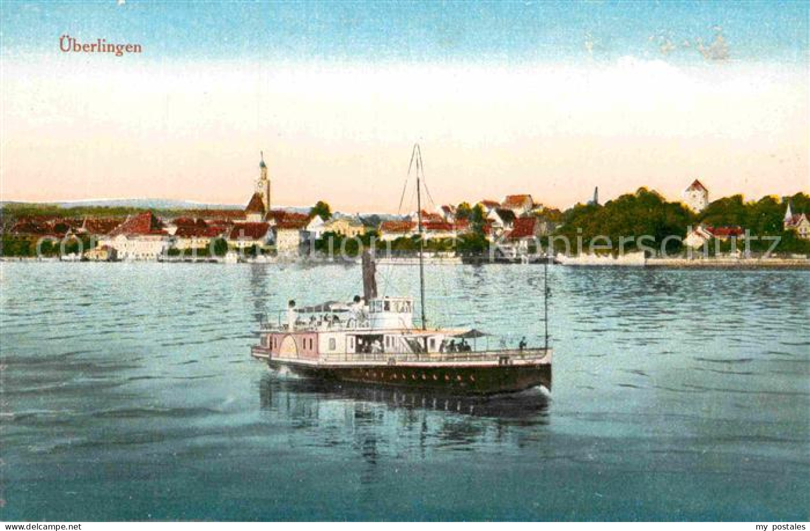 ueberlingen Bodensee Raddampfer