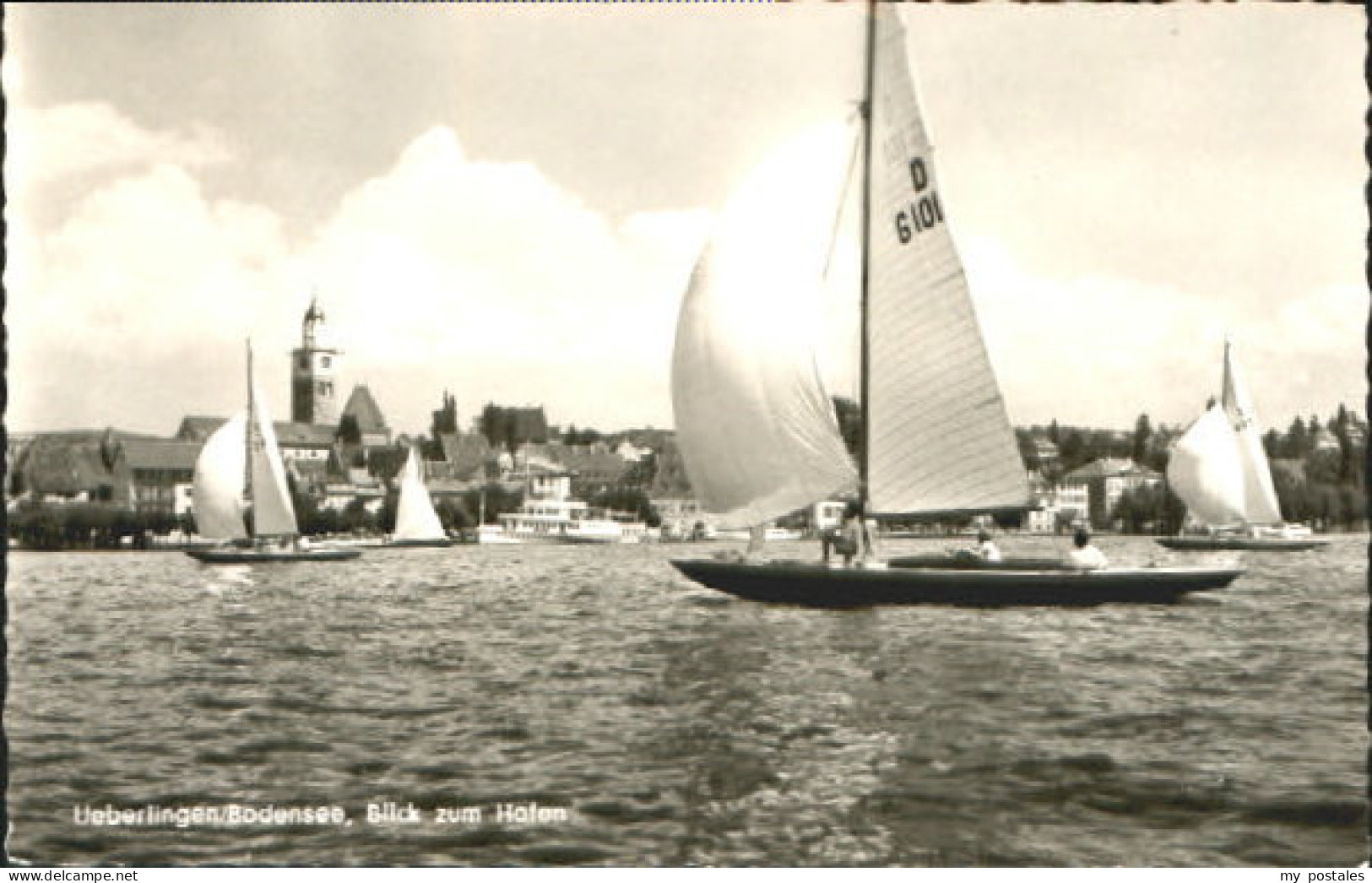 ueberlingen Bodensee ueberlingen Hafen x 1966