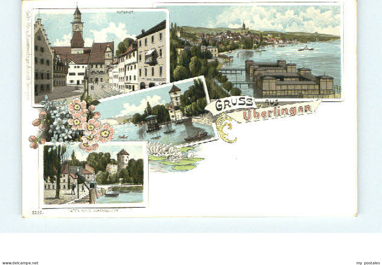 ueberlingen Bodensee ueberlingen Litho um 1900