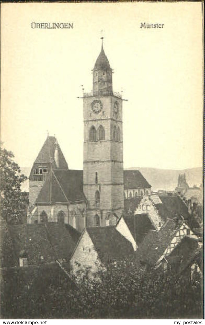 ueberlingen Bodensee ueberlingen Muenster ungelaufen ca. 1910