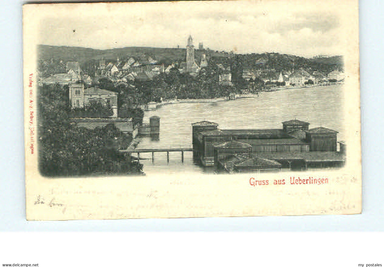 ueberlingen Bodensee ueberlingen Praegedruck gestempelt 1900