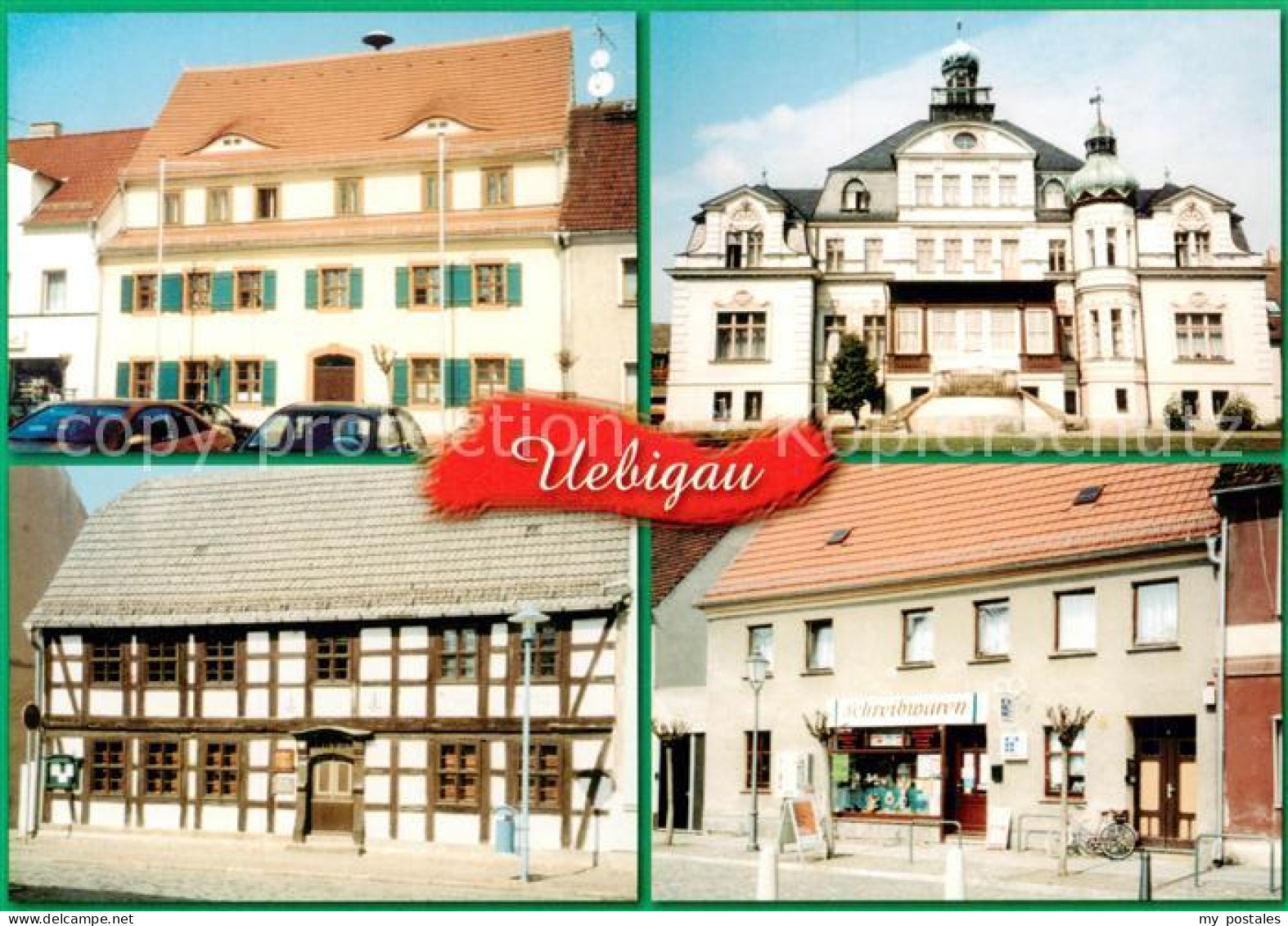 Uebigau Elster Ortsansichten Zentrum