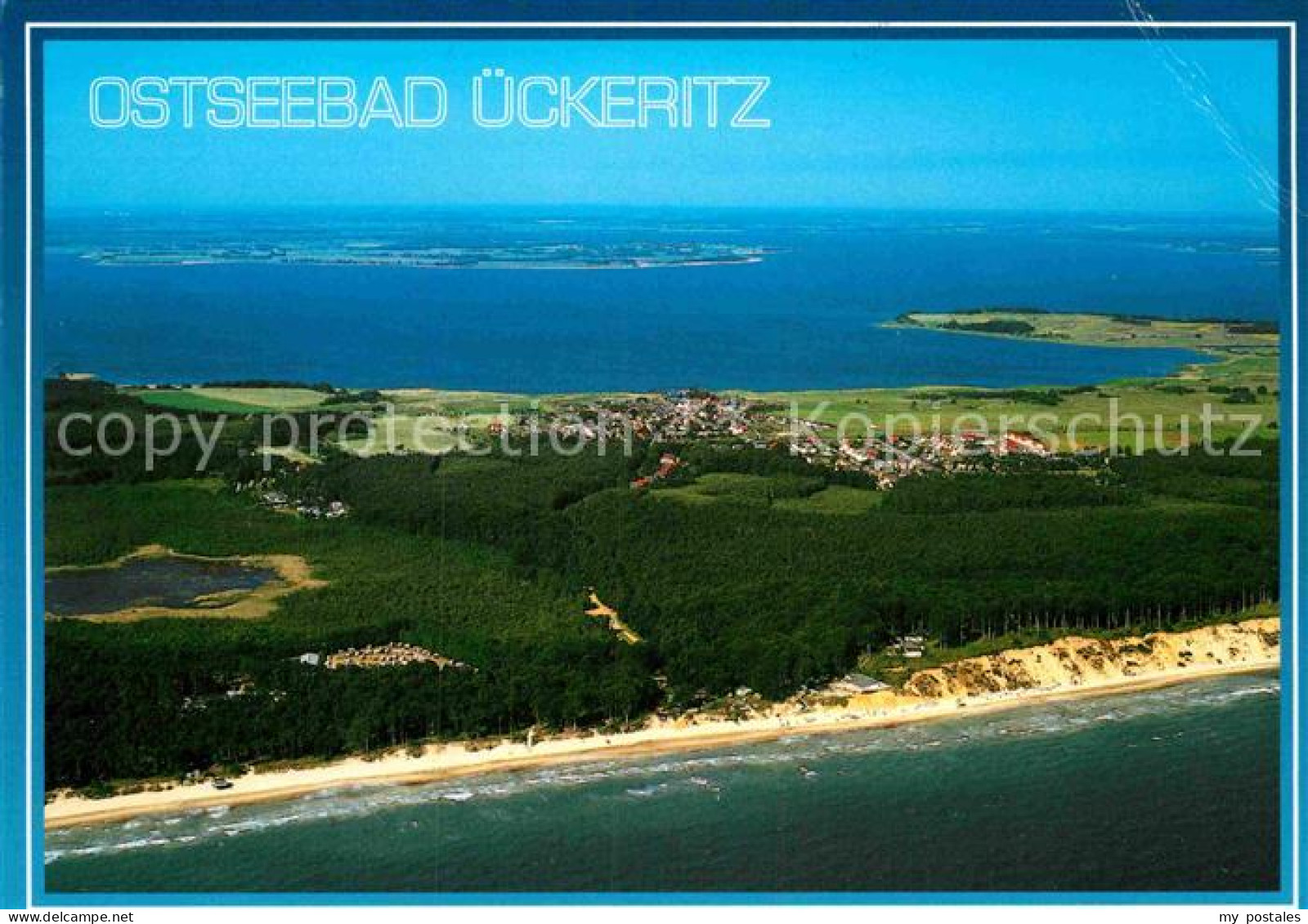 ueckeritz Usedom Insel Usedom Fliegeraufnahme