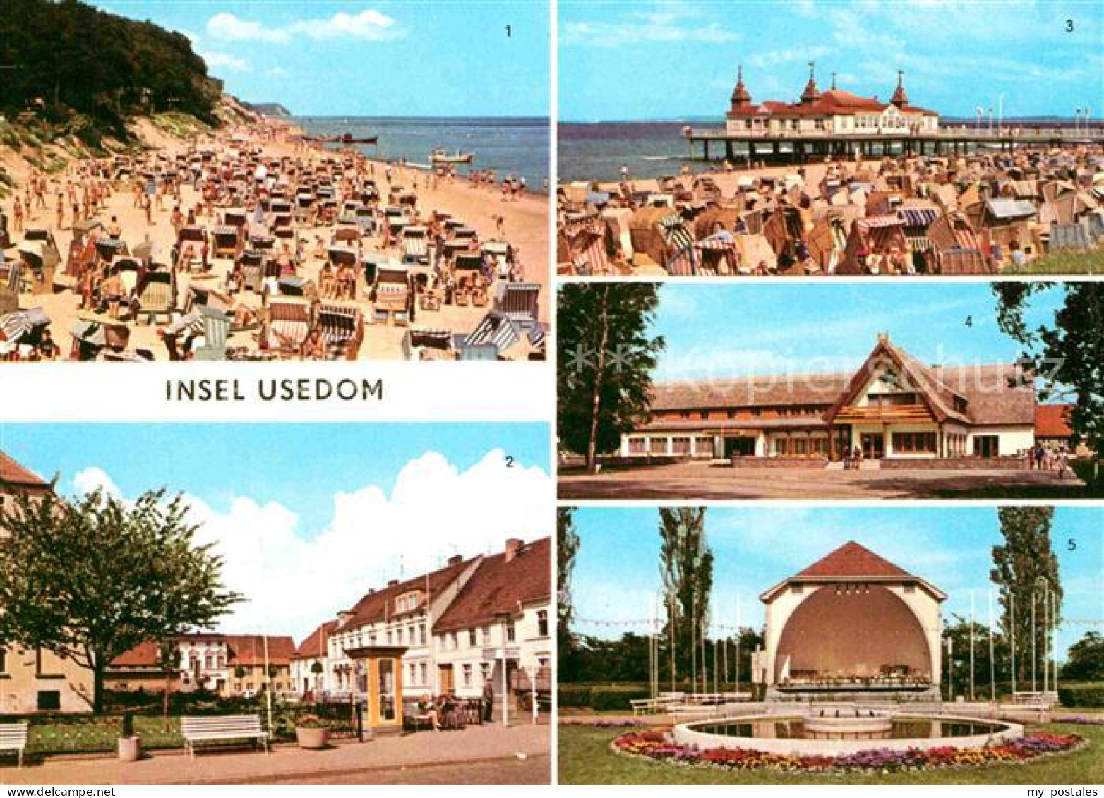 ueckeritz Usedom Usedom Ahlbeck Seebruecke Damerow Heringsdorf