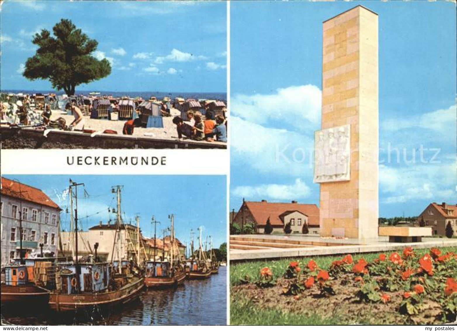 ueckermuende Haffbad Hafen Sowjet Ehrenmal