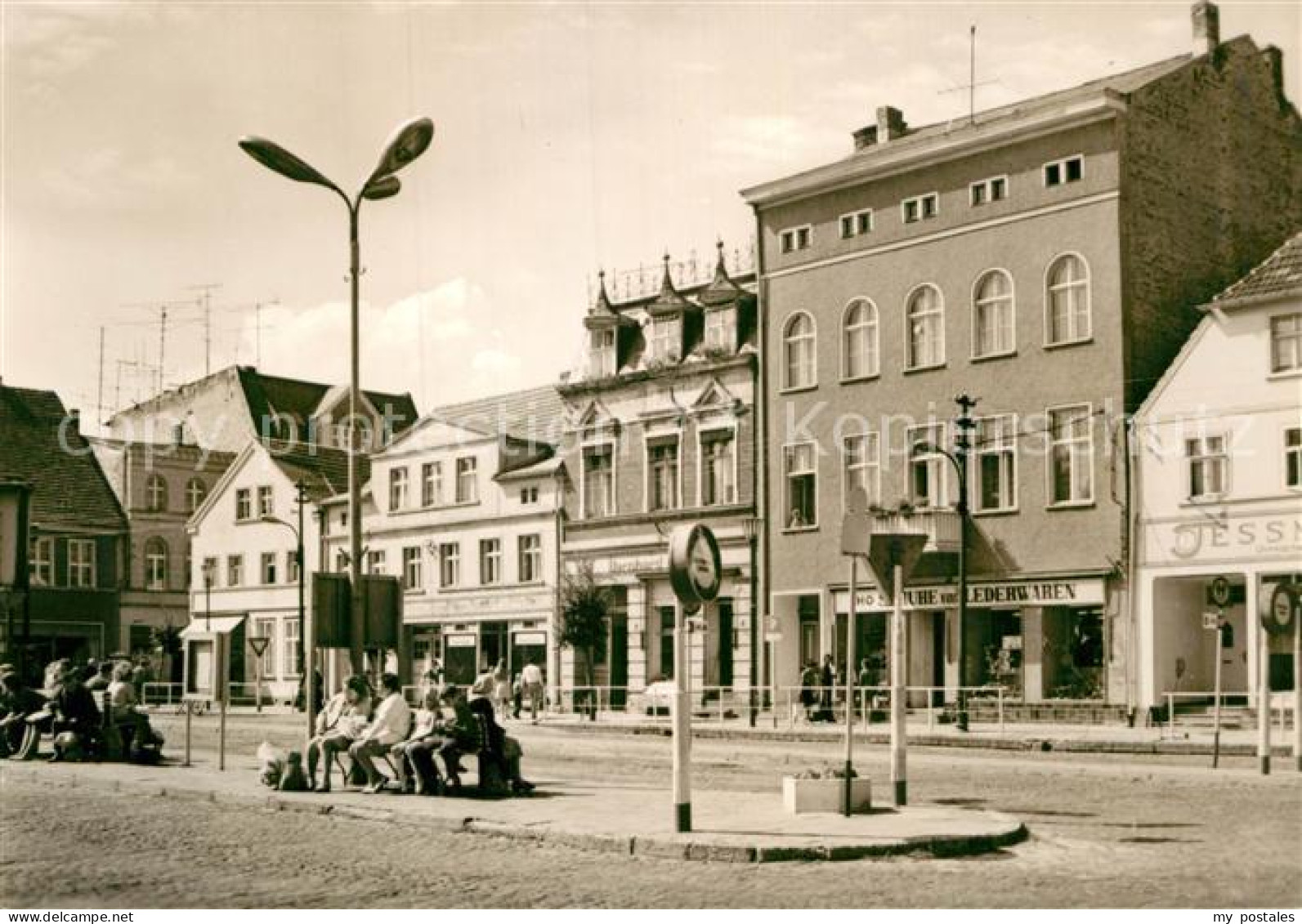 Ueckermuende Mecklenburg Vorpommern Bushalteplatz
