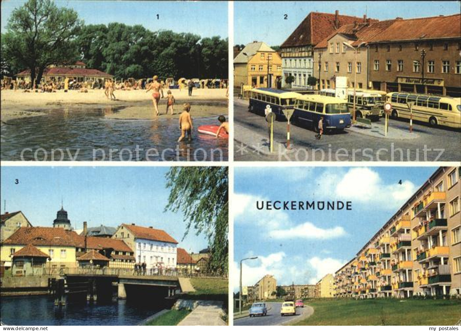 Ueckermuende Mecklenburg Vorpommern Hofbad Hafen