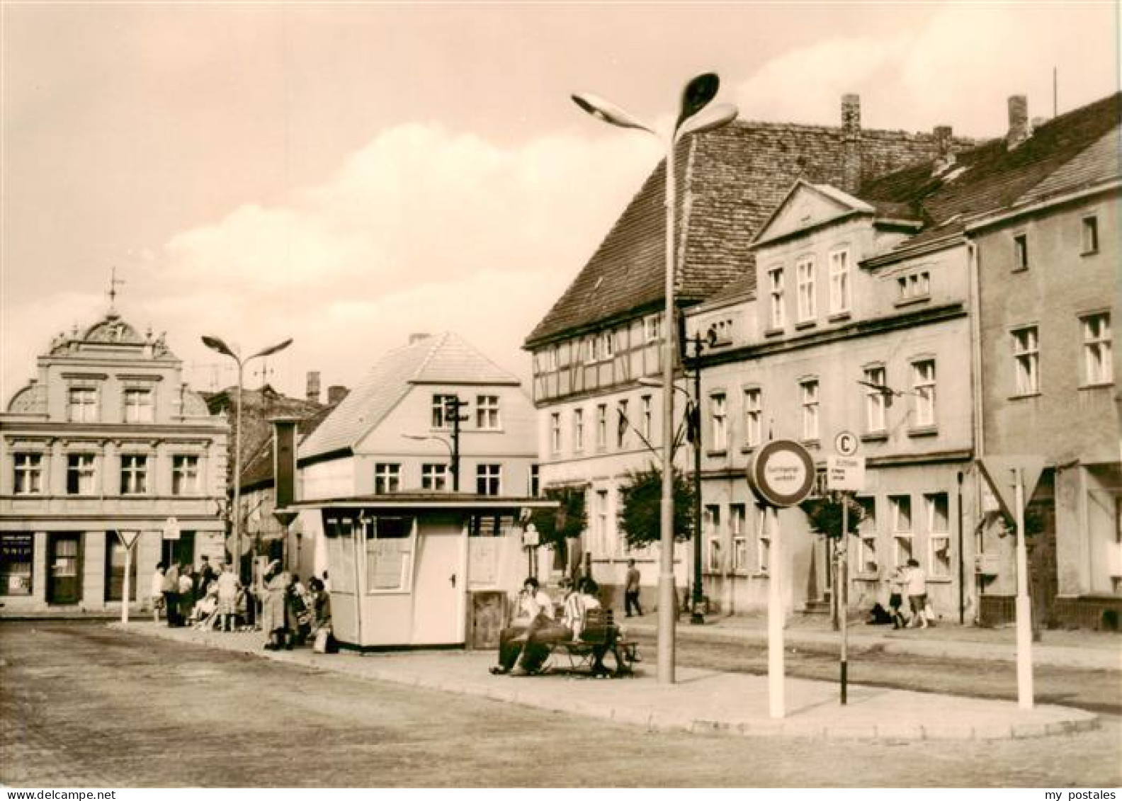 Ueckermuende Mecklenburg Vorpommern Karl Marx Platz