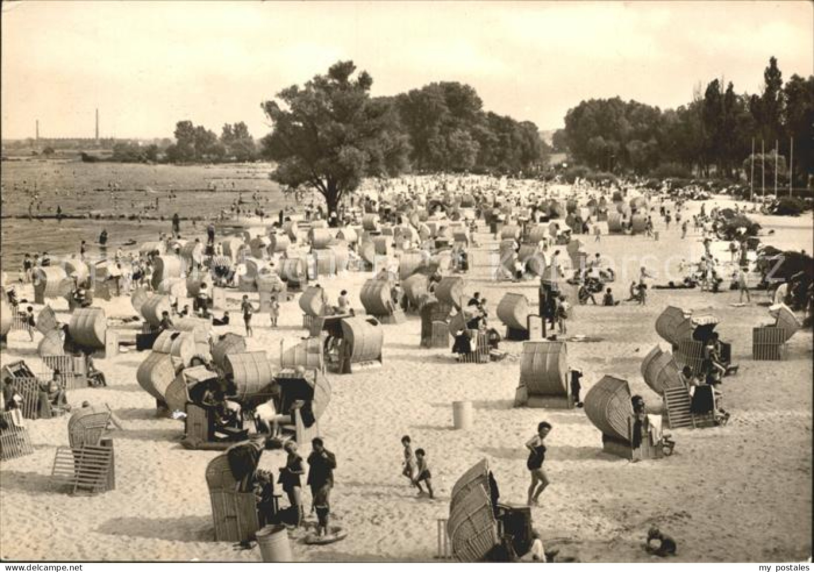 Ueckermuende Mecklenburg Vorpommern Strand