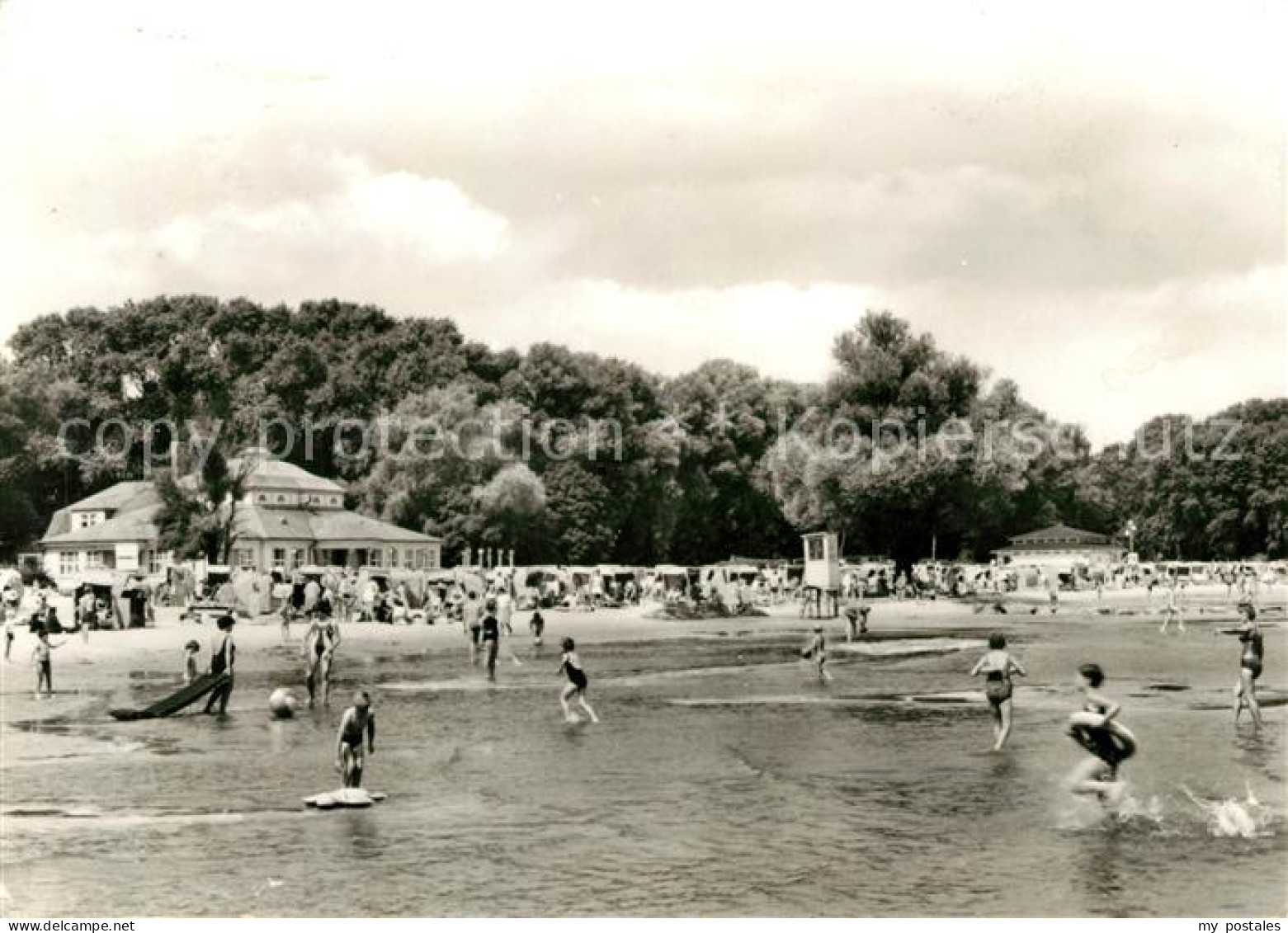 Ueckermuende Mecklenburg Vorpommern Strandpartie Restaurant