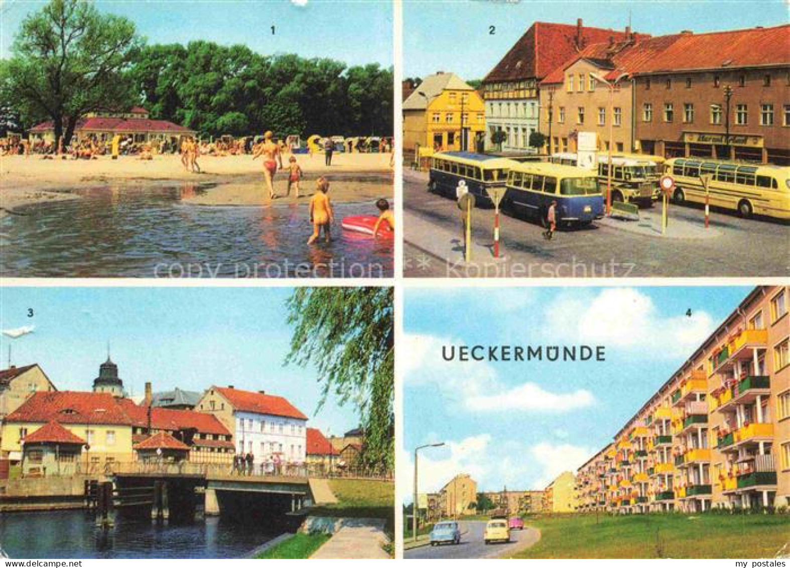 Ueckermuende ueckermuende Mecklenburg Vorpommern Am Hallbad Karl Marx Platz Am H