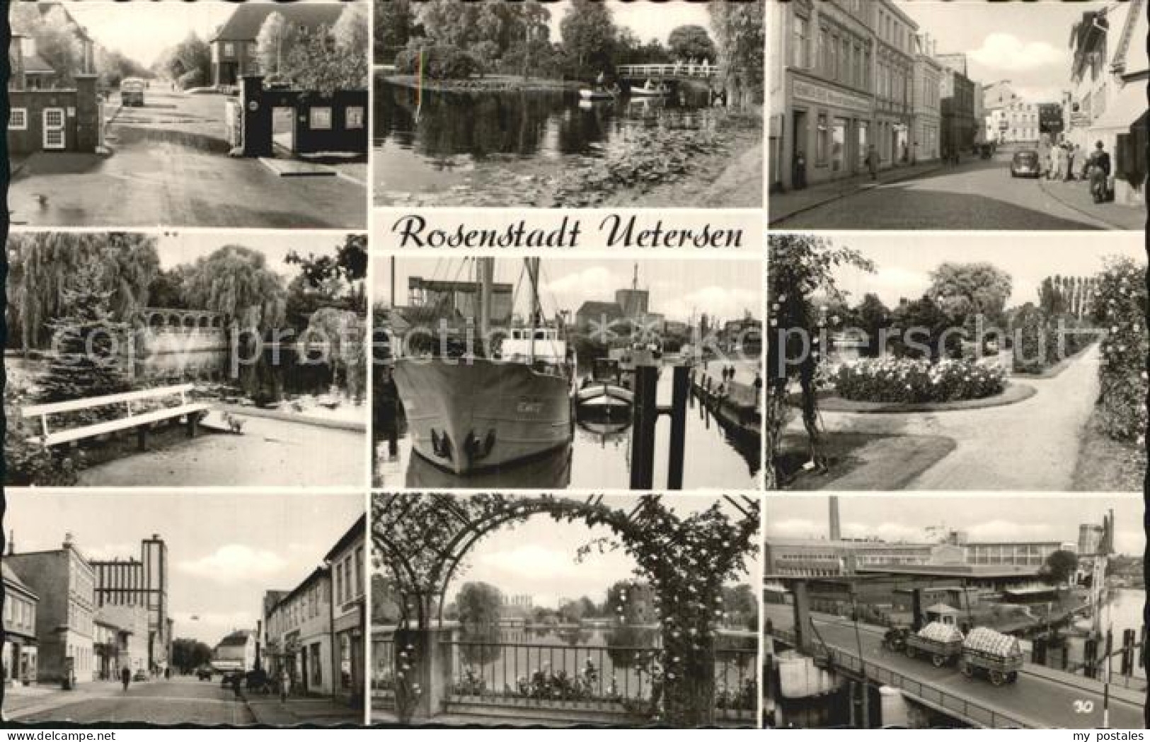 Uetersen Rosenstadt Bruecke Hafen