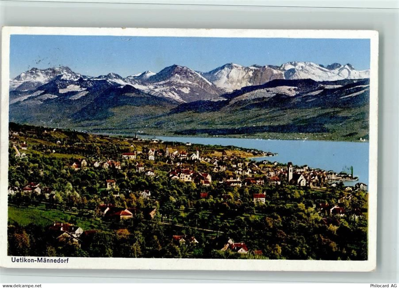 Uetikon am See Verlag Carl Künzli-Tobler - gute Erhaltung AK Künzli 1927... - 13078845