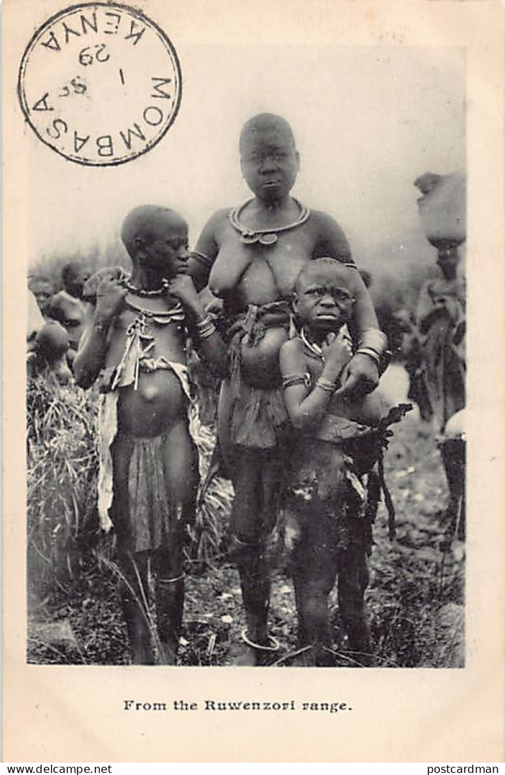 Uganda - Native family from the Ruwenzori range - Publ. unknown