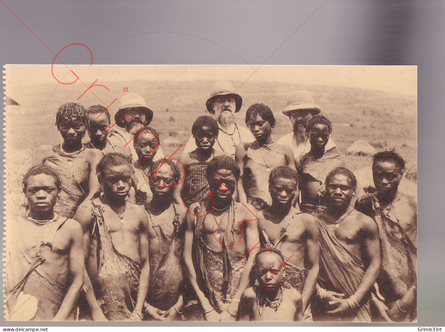 Uganda - Paroissiens de Kabale avec leurs missionnaires - Missionaires d'Afrique (Pères Blancs) - postkaart