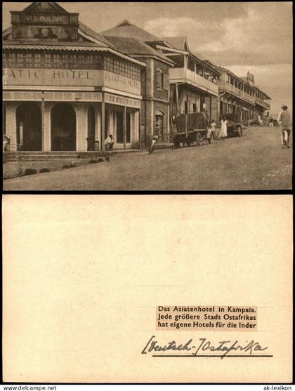 Postcard Kampala Straße Uganda Deutsch Ostafrika Kolonie 1918