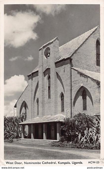 Uganda - KAMPALA - West door, Namirembe Cathedral - Publ. Public Relations Dept.
