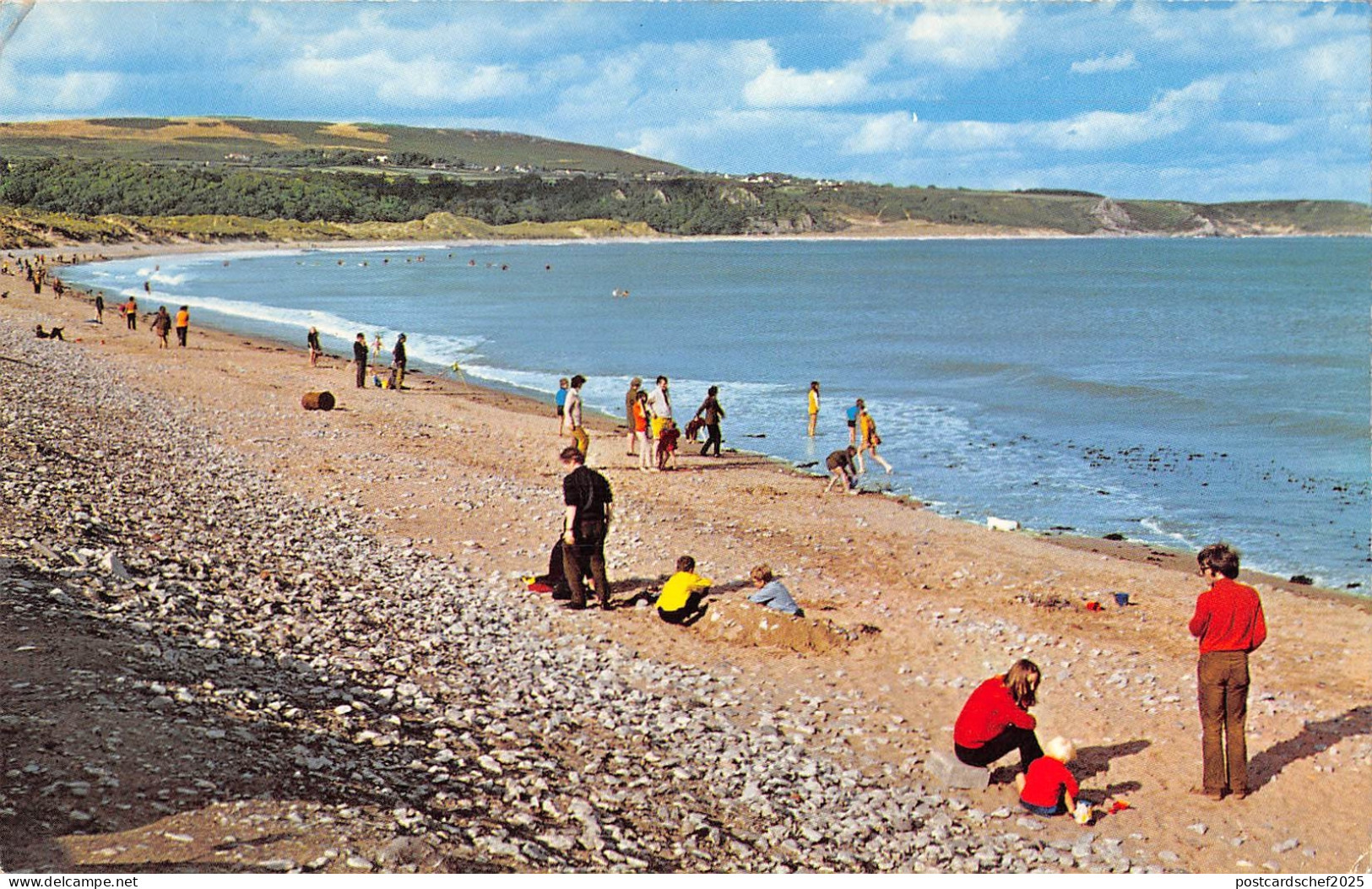 uk10015 oxwich beach gower glamorgan wales uk