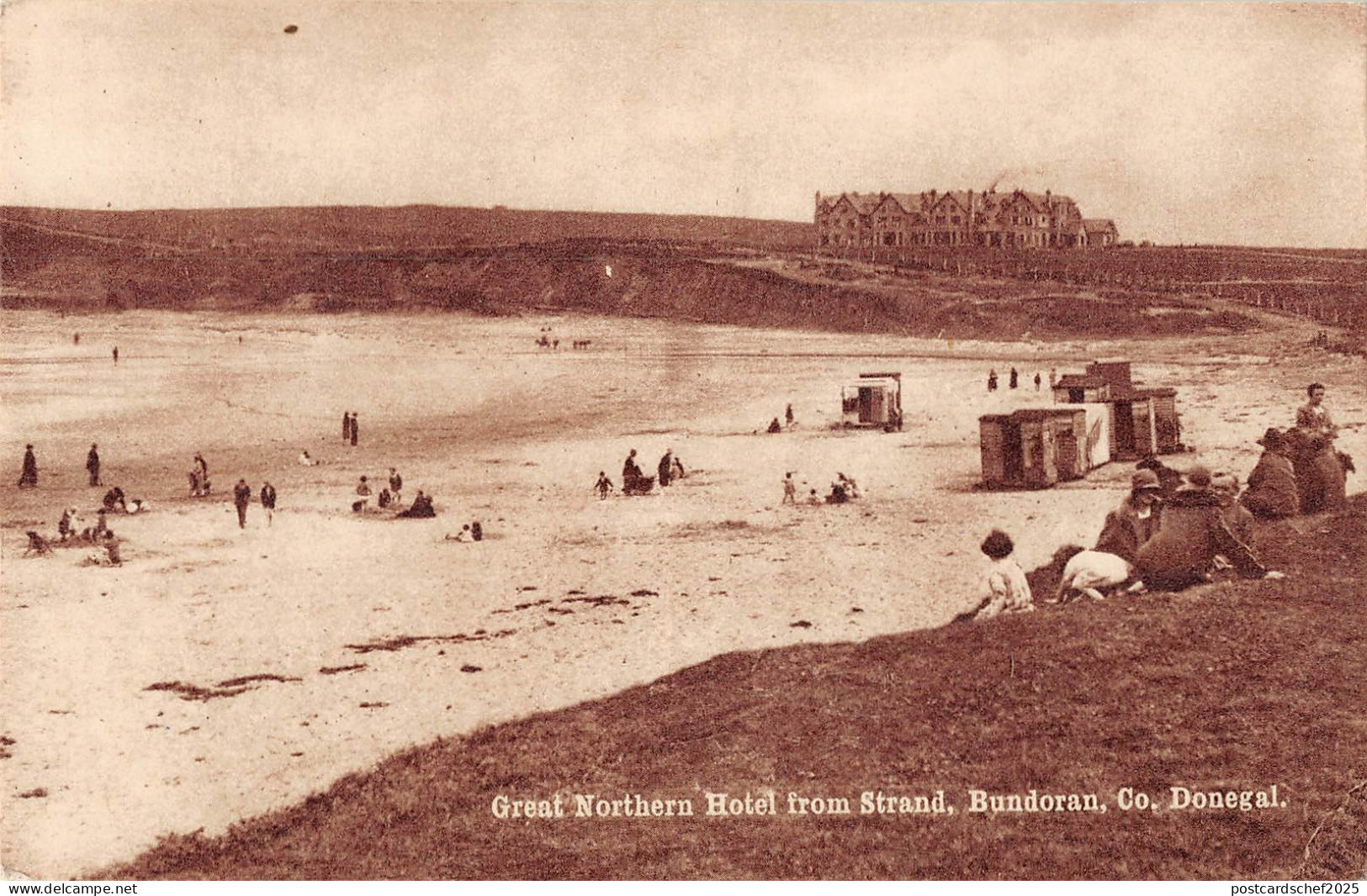 uk11628 great northern hotel from strand bundoran Donegal ireland  real photo uk