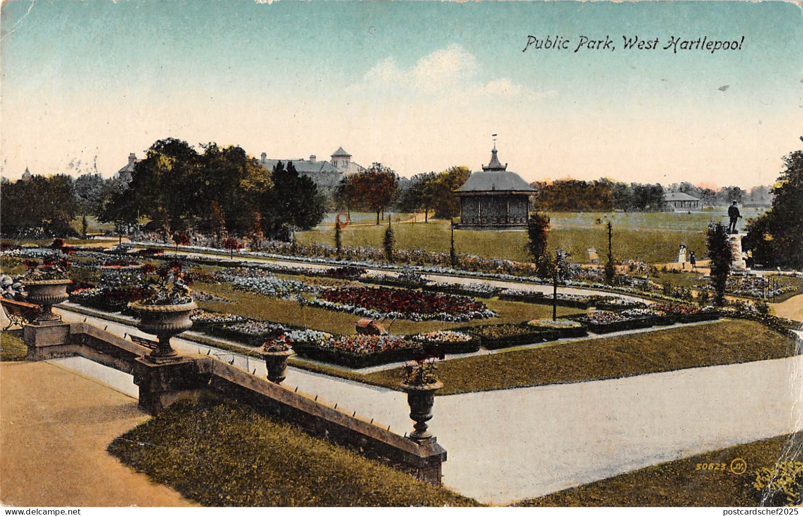 uk14866 public park hartlepool  uk