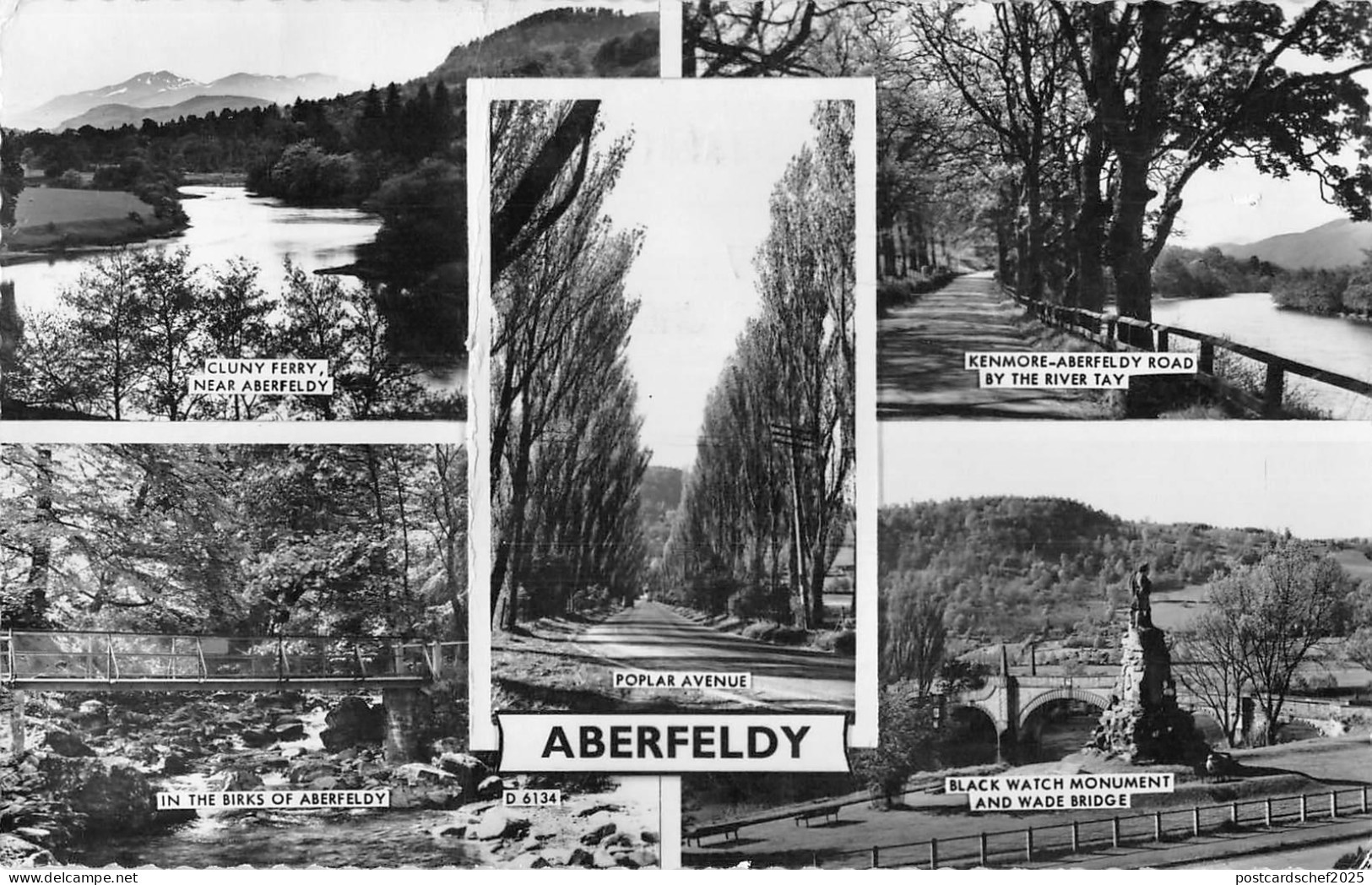 uk16102 aberfeldy scotland real photo  uk