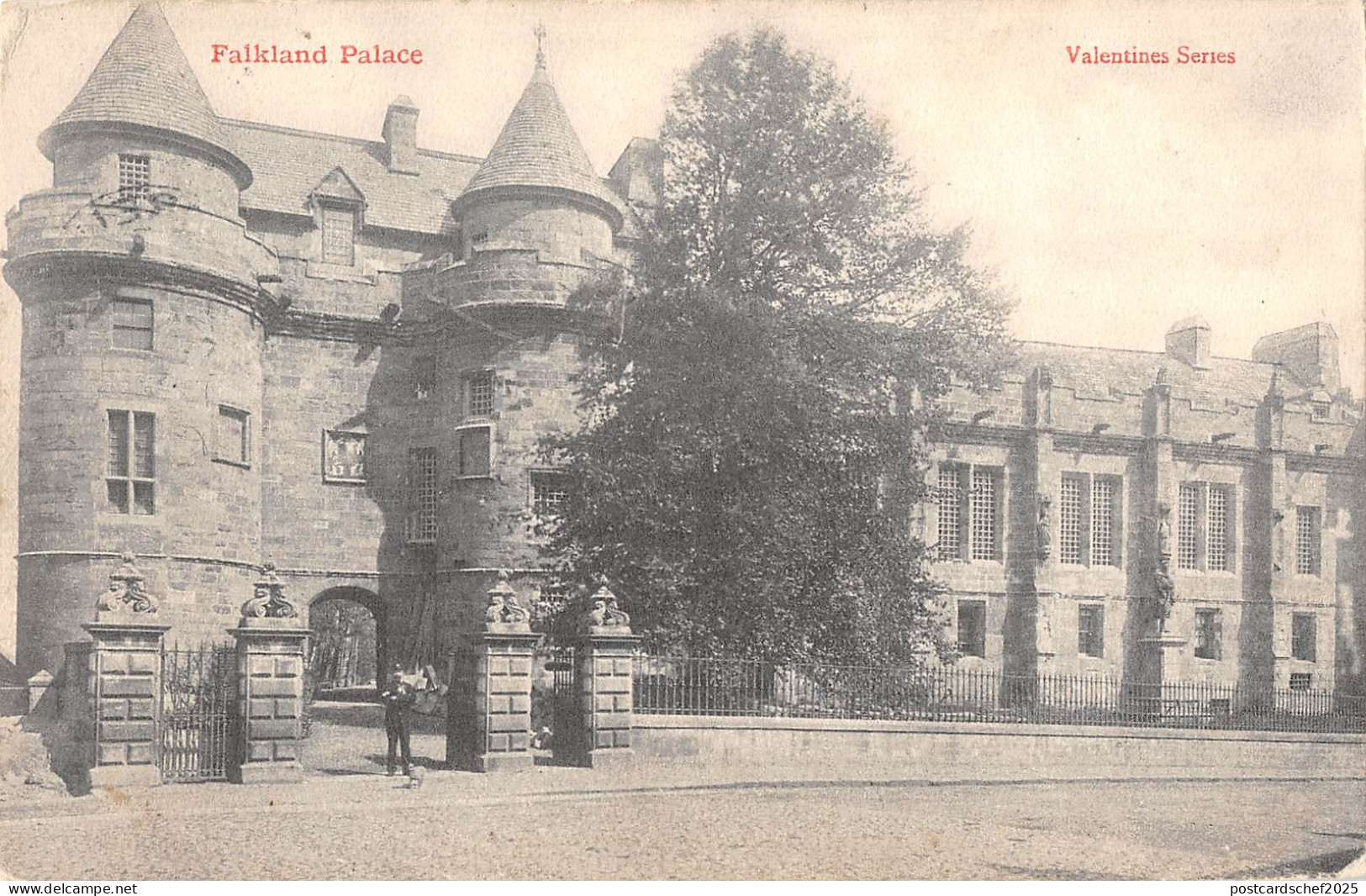uk19431 falkland palace scotland real photo uk