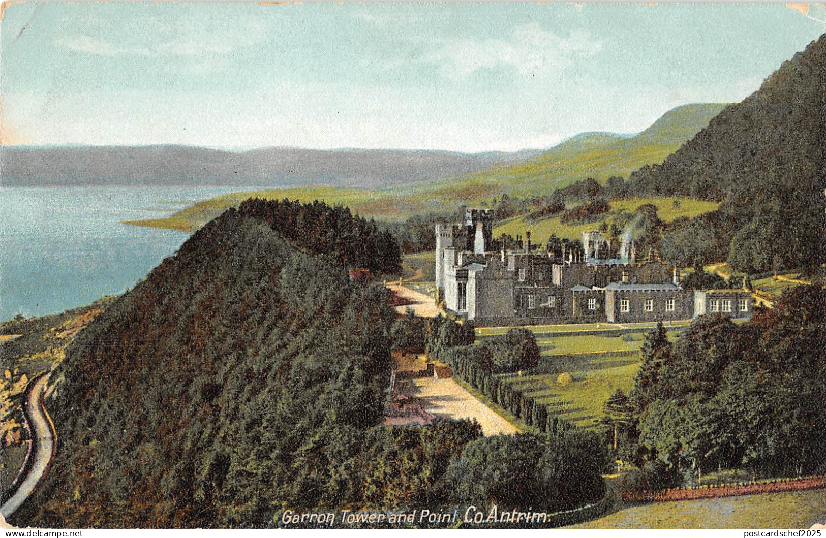 uk23630 garron tower and point antrim northern ireland uk