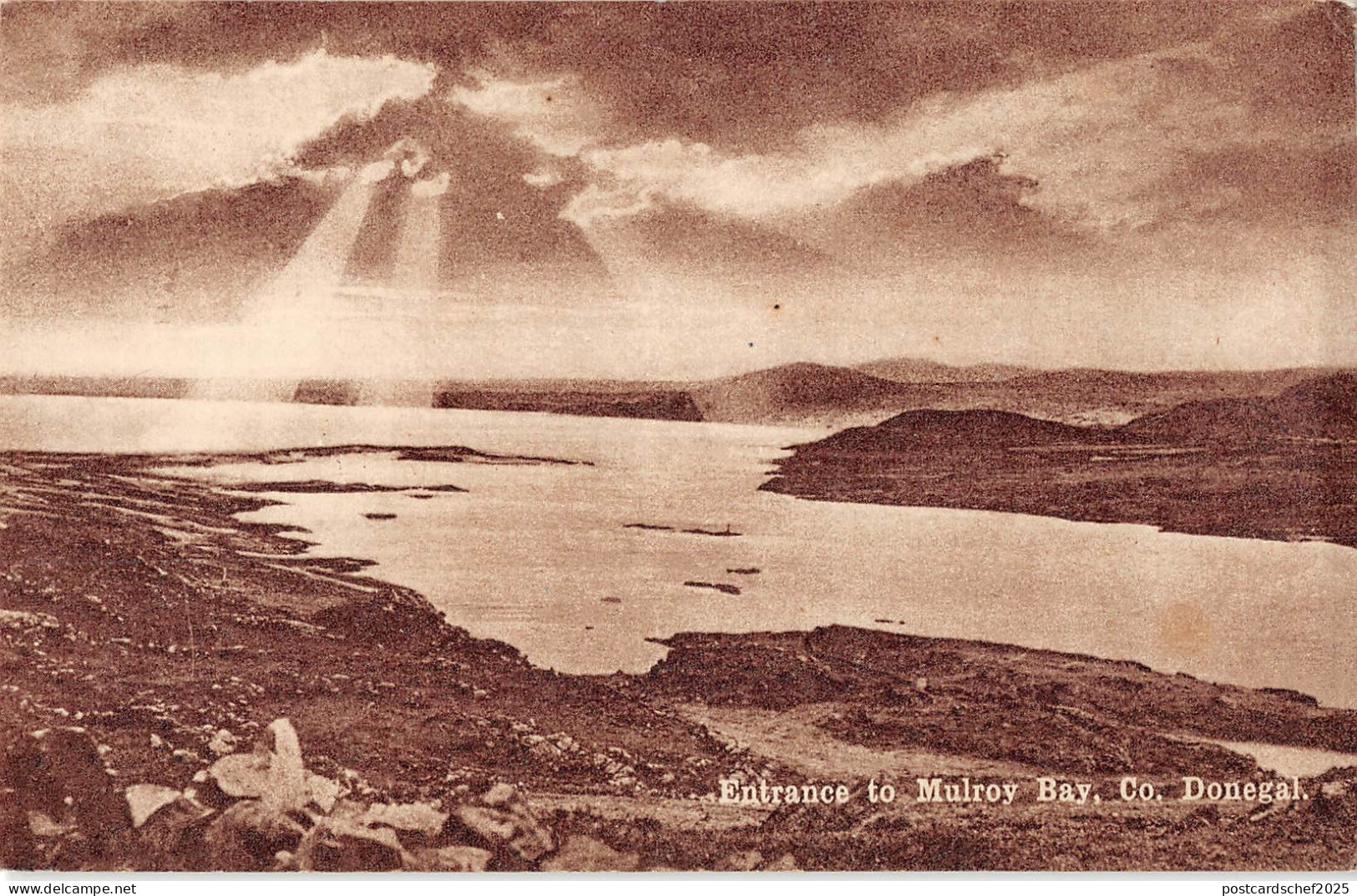 uk29370 entrance to mulroy bay donegal ireland real photo