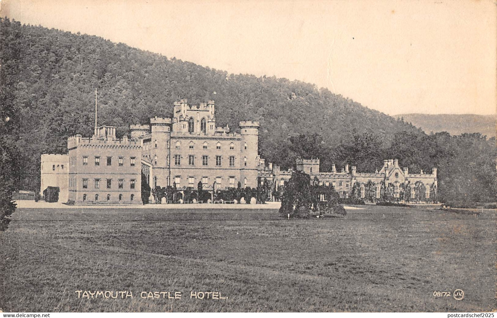 uk29385 taymouth castle hotel scotland real photo uk