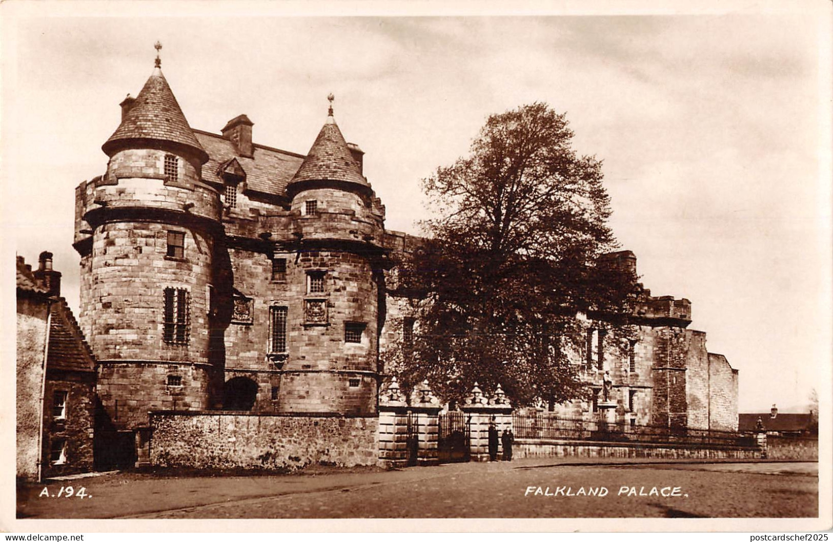 uk31243 falkland scotland real photo uk