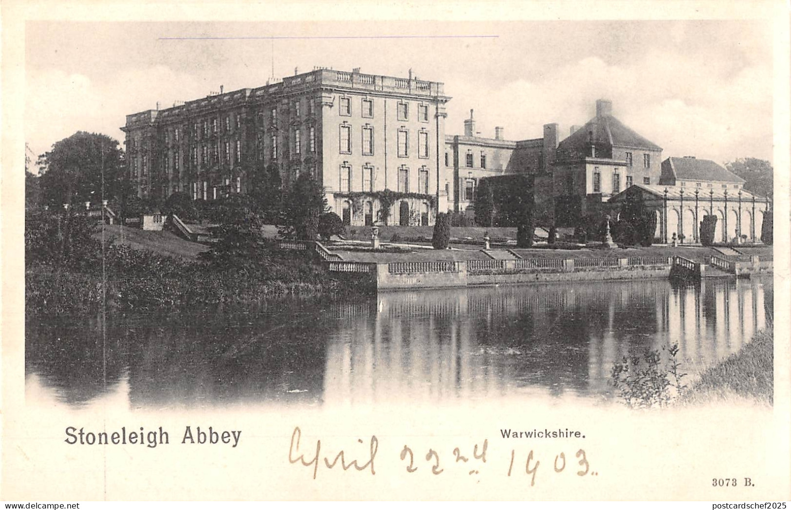 uk31260 stoneleigh abbey warwickshire real photo uk