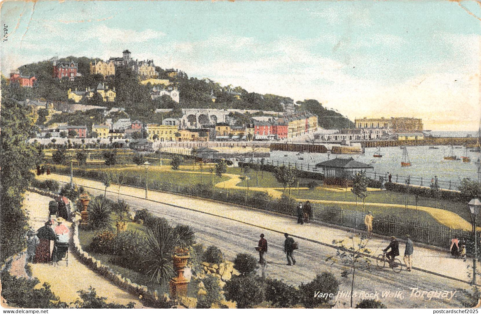 uk31415 rock walk and vane hill torquay uk