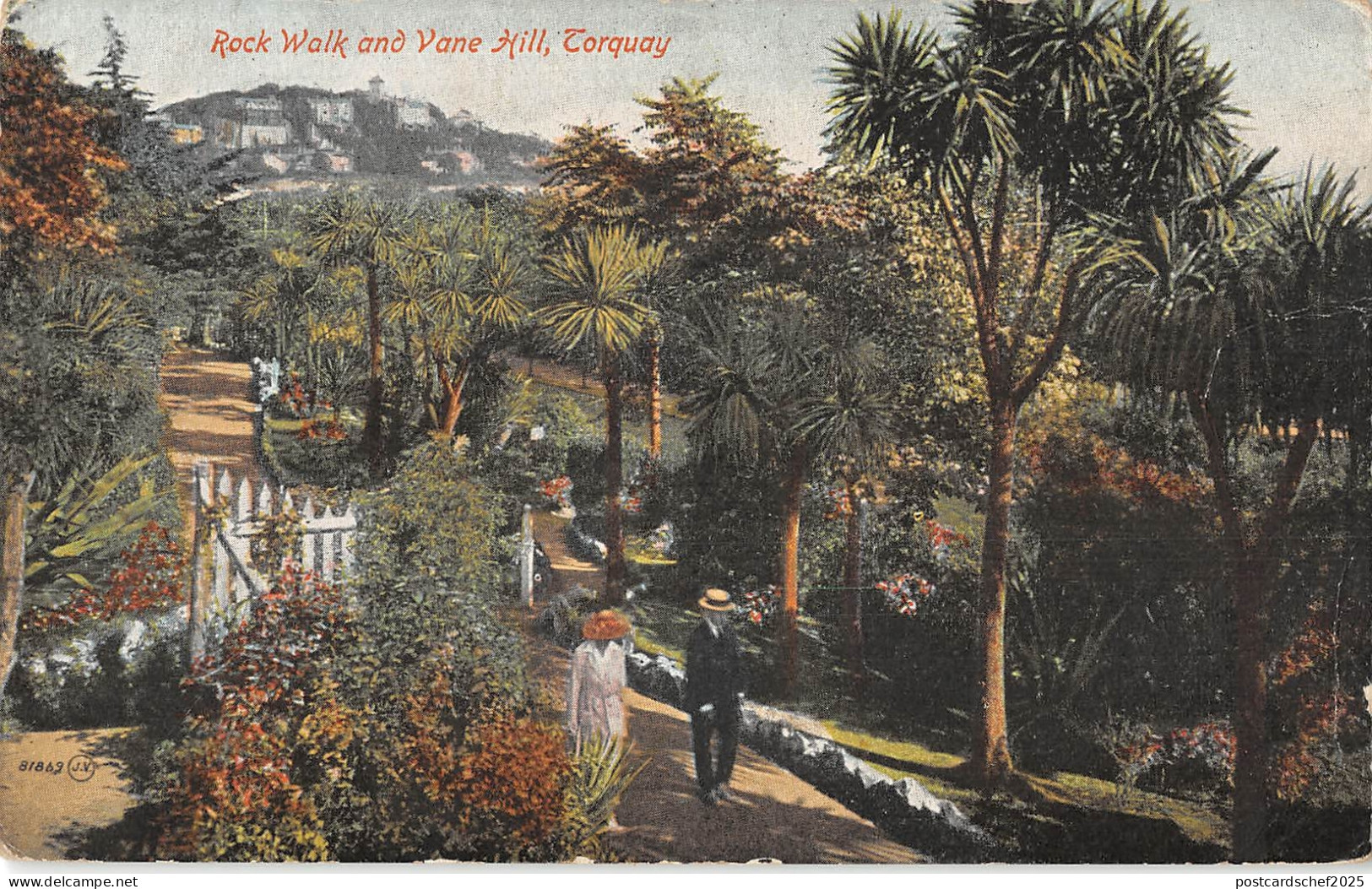 uk31421 rock walk and vane hill torquay uk