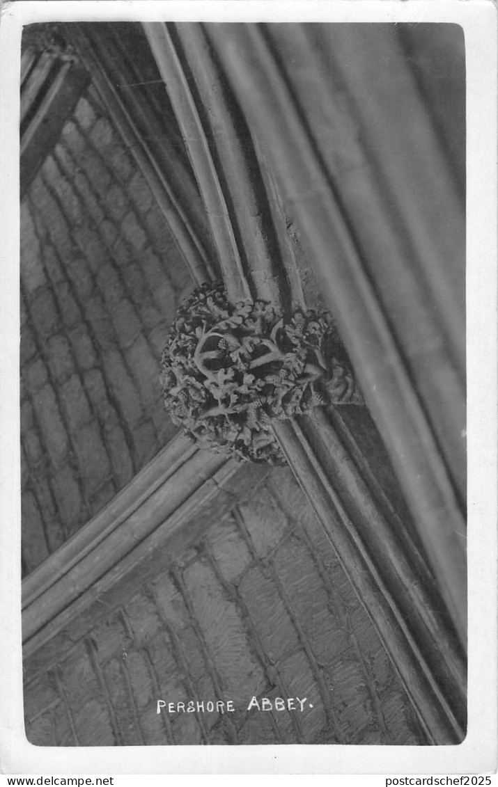 uk31999 pershore abbey real photo uk