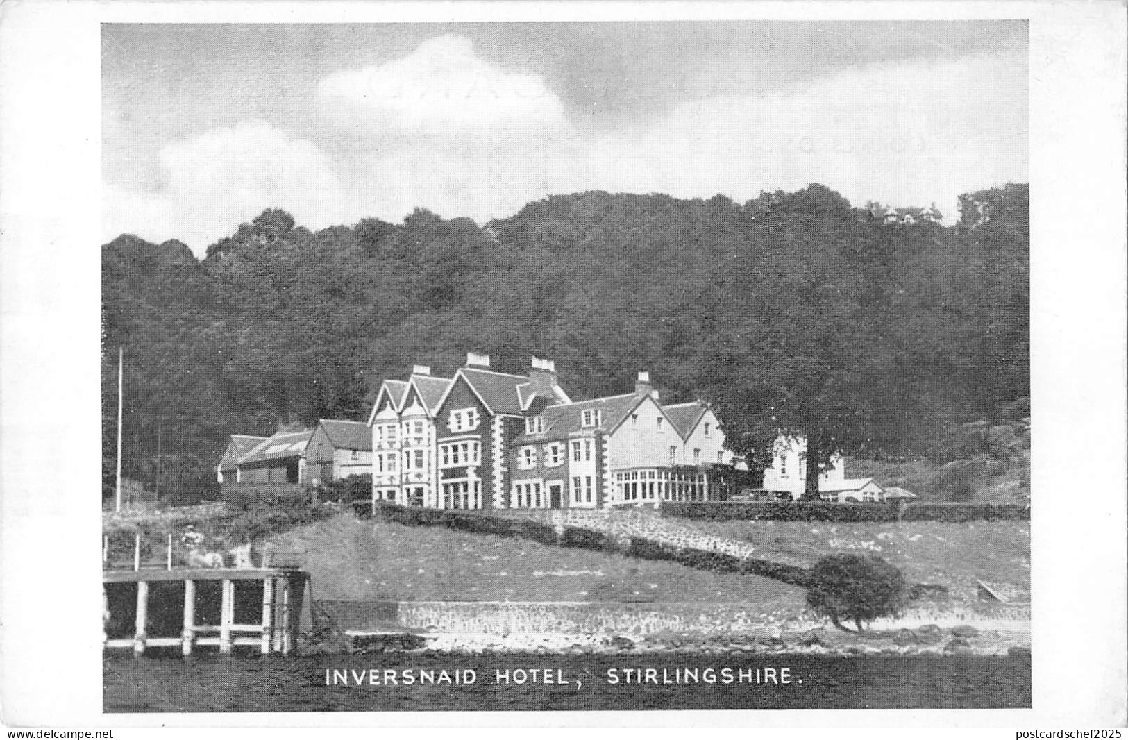 uk32283 inversnaid hotel stirlingshire scotland real photo uk