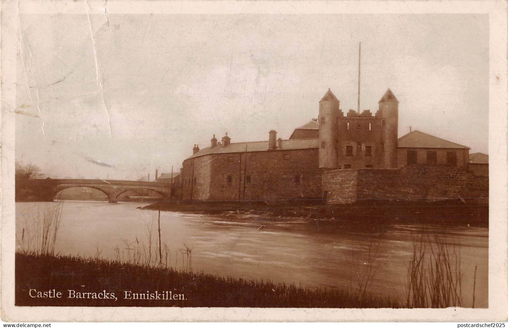 uk32503 castle barracks enniskillen northern ireland real photo  uk
